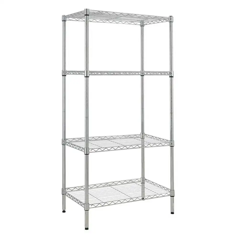 SamyoHome 4-Layer Adjustable Steel Wire Shelf