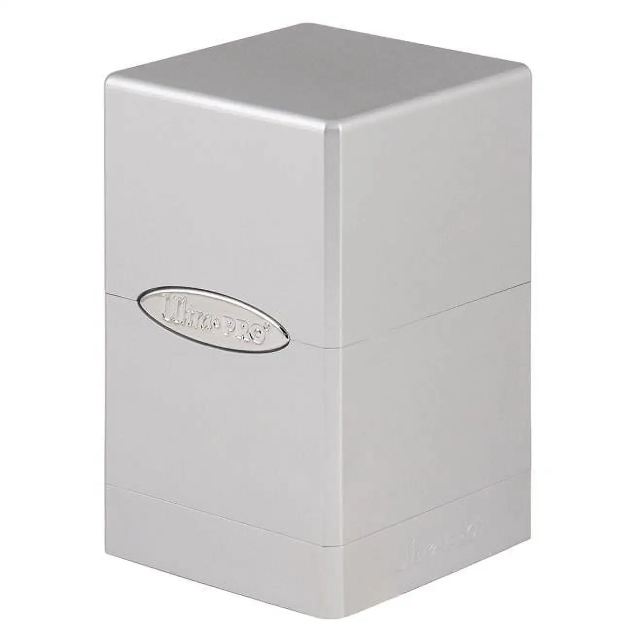 Satin Tower Deck Box - Metallic Silver