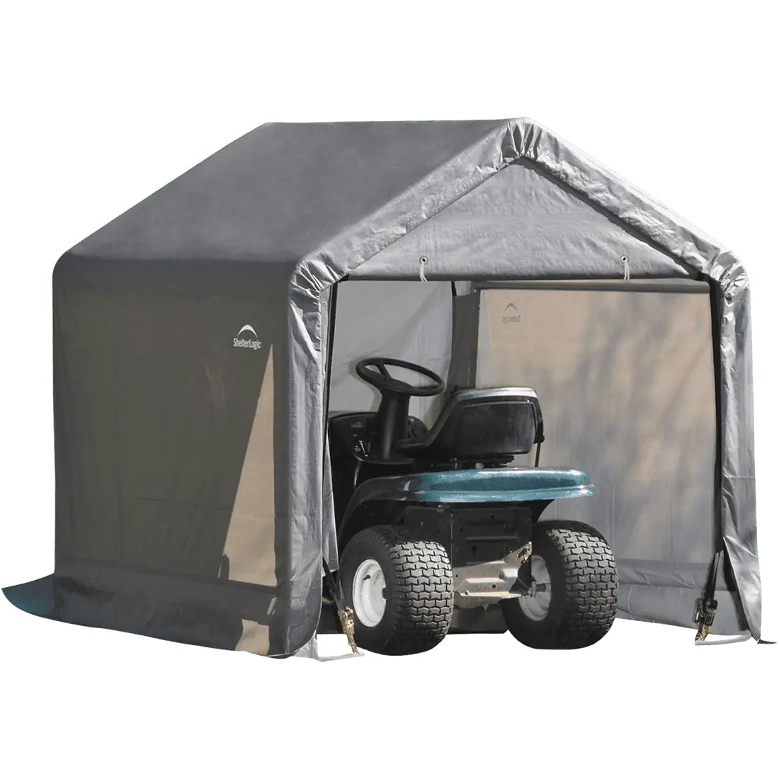 ShelterLogic 6 x 6 Shed-in-a-Box All Season Steel Metal Peak Roof Outdoor S...