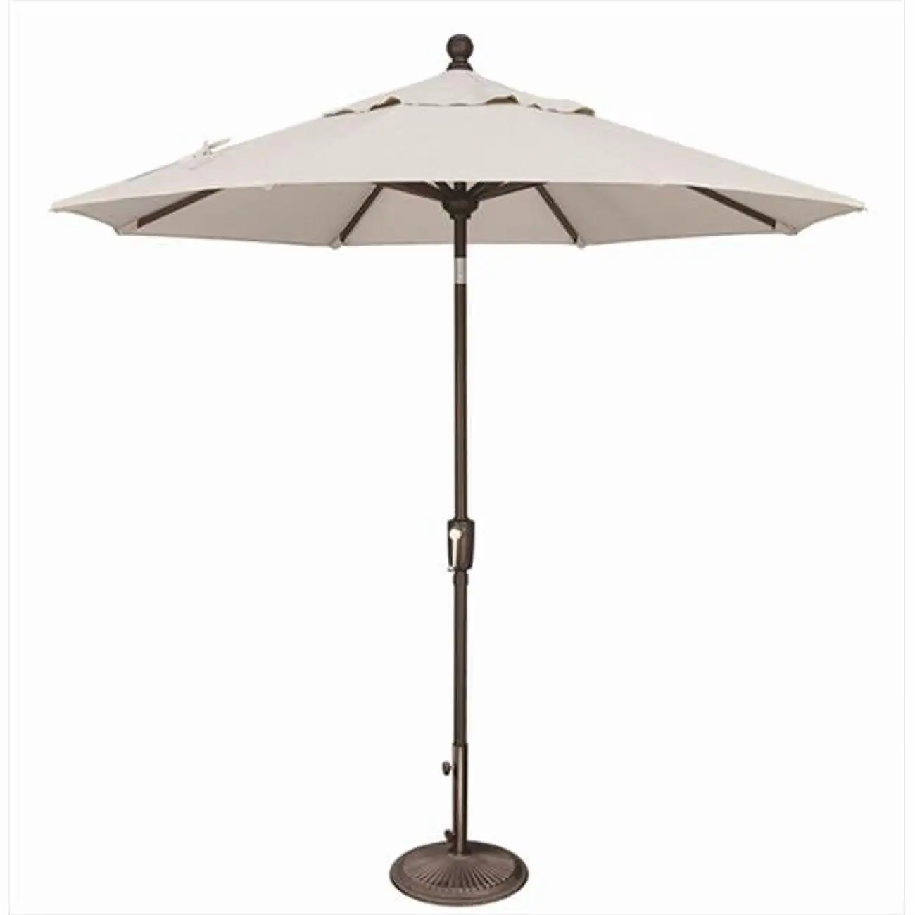 Simply Shade Catalina 90 Octagon Push Button Tilt Umbrella in Bronze/Natural