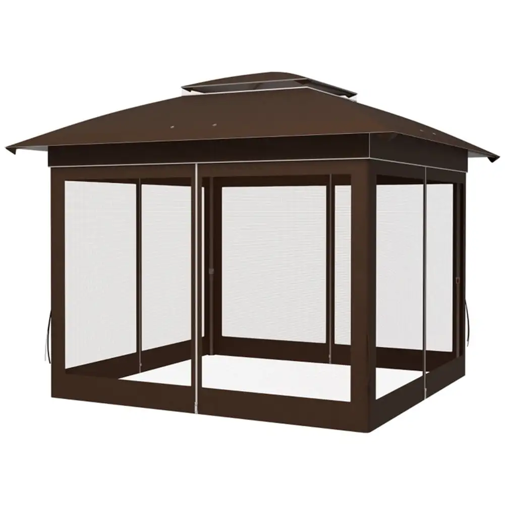 Spaco Pop Up Canopy Tent. Easy Up Screened Canopy for Patio and Backyard. Easy Set-up Outdoor Gazebo