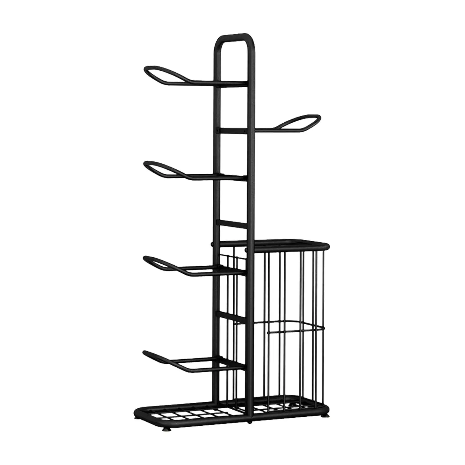 Sports Equipments Storage Rack.Innovative Indoor Vertical Display Stand for Football.Rackets.Soccer.Volleyball.Basketball . M M