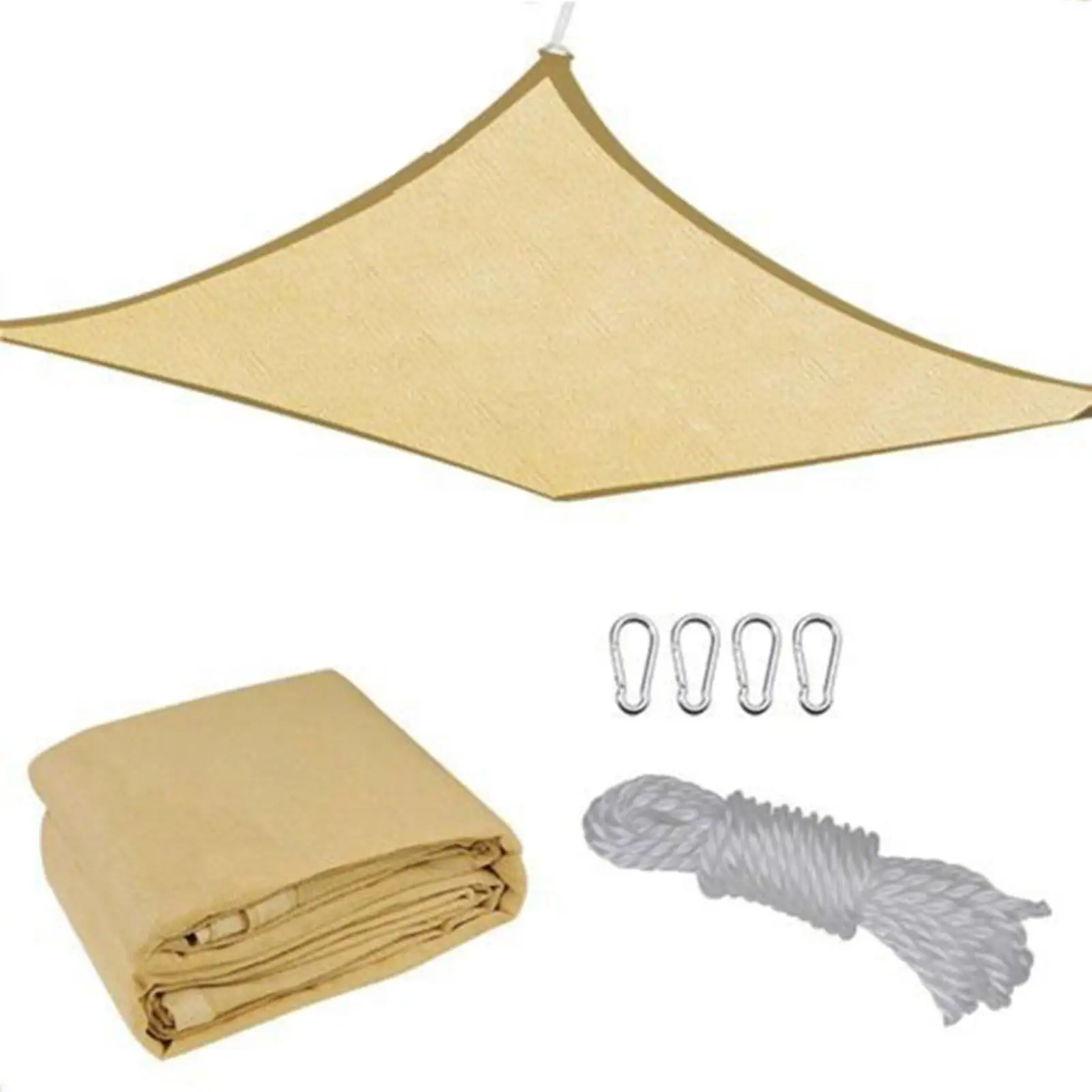 Sunshade Beige Sunshade Net Outdoor Garden Sun Shade Rectangle Water Canopy For Outdoor Garden Patio Pergola Outdoor Gadgets for Camping Tent Hiking Fundamentals of Camping Rucksack F??r Frauen Camping