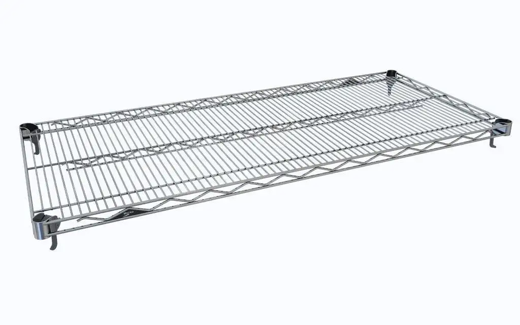 Super Adjustable™ Super Erecta 24 x 24 Chrome Shelf. Each