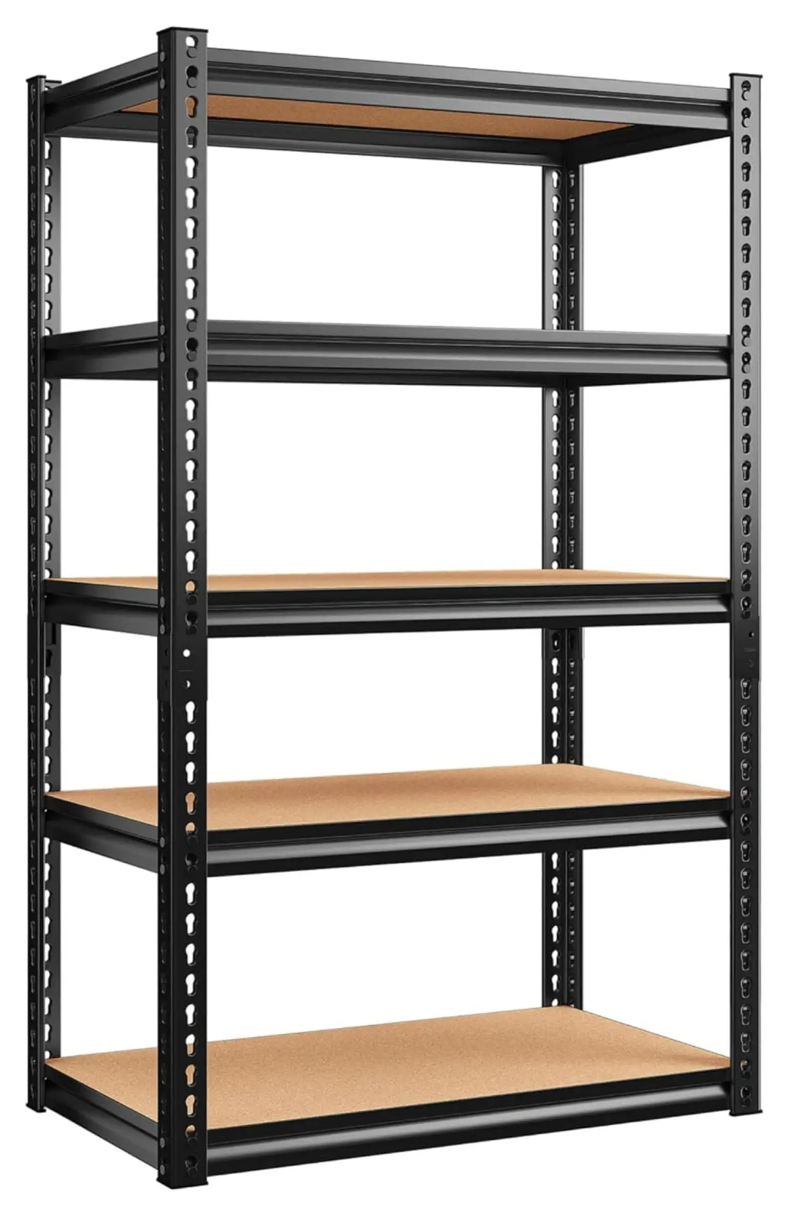 Superwum Garage Shelving 5 Tier Storage Shelves Heavy Duty Shelving Adjustable Garage Storage Shelves Metal Shelves for Storage Loads 1500LBS Metal Shelving Units and Storage for Pantry Garage