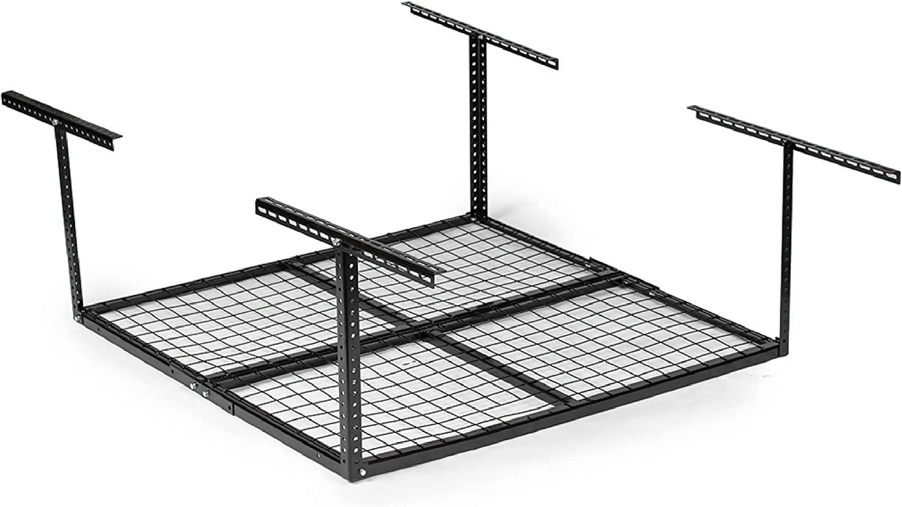 Titan Attachments Overhead Storage Rack 4' x 4' Adjustable Height 20 - 41