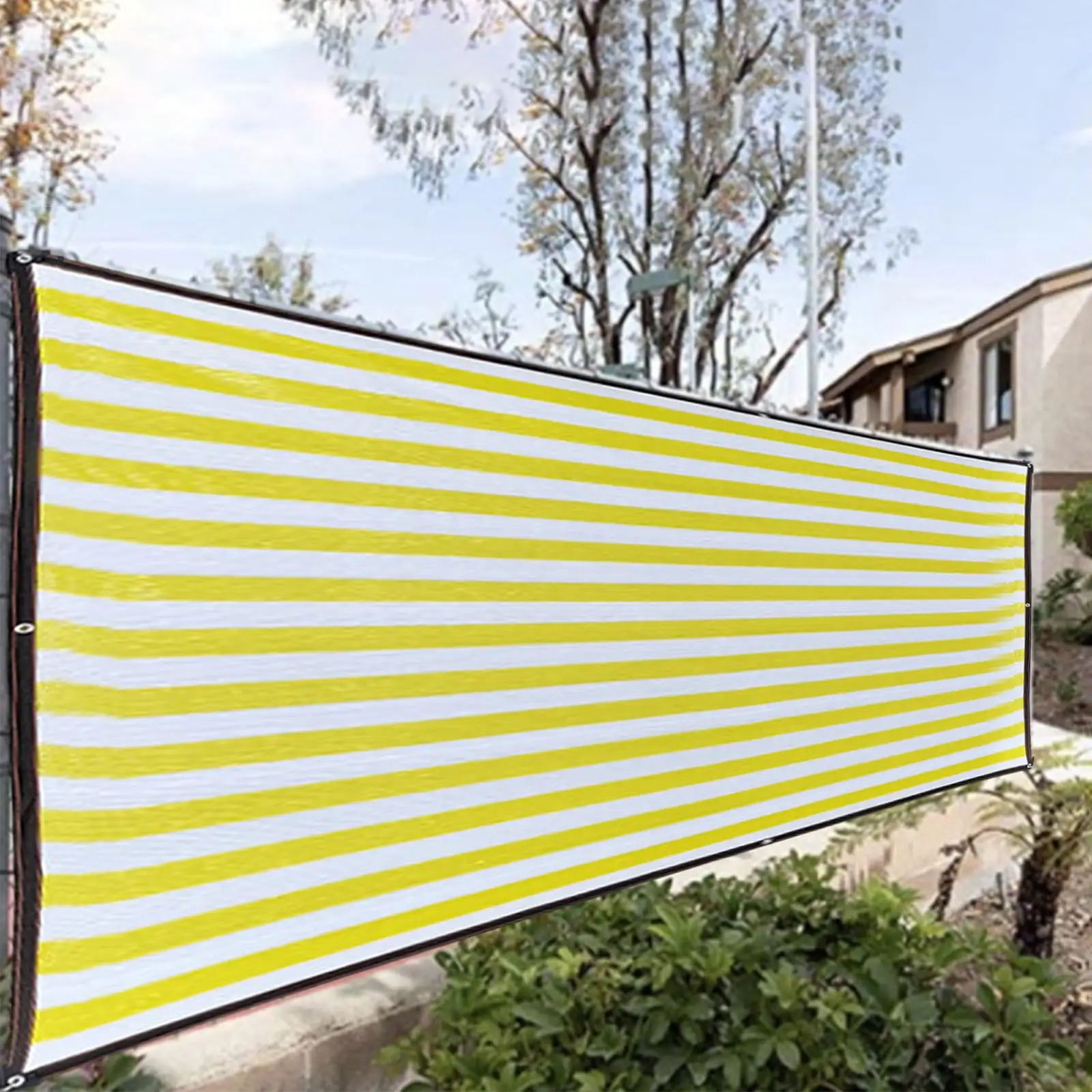 Tools Clearance Outdoor Sunny Shade Cloth. Pergola. and Backyard Patio Sunshade With Protection. Heat Material. Reinforced Grommets(Yellow)