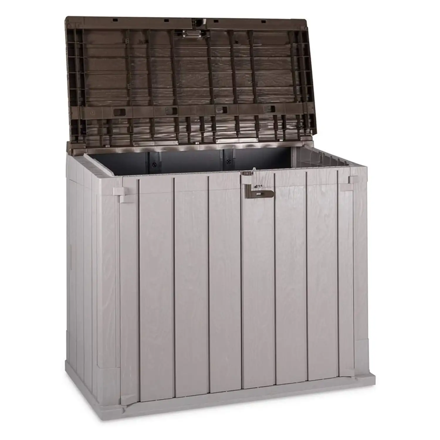 Toomax Stora Way All Weather XL 5' x 3' Storage Shed Cabinet. Taupe