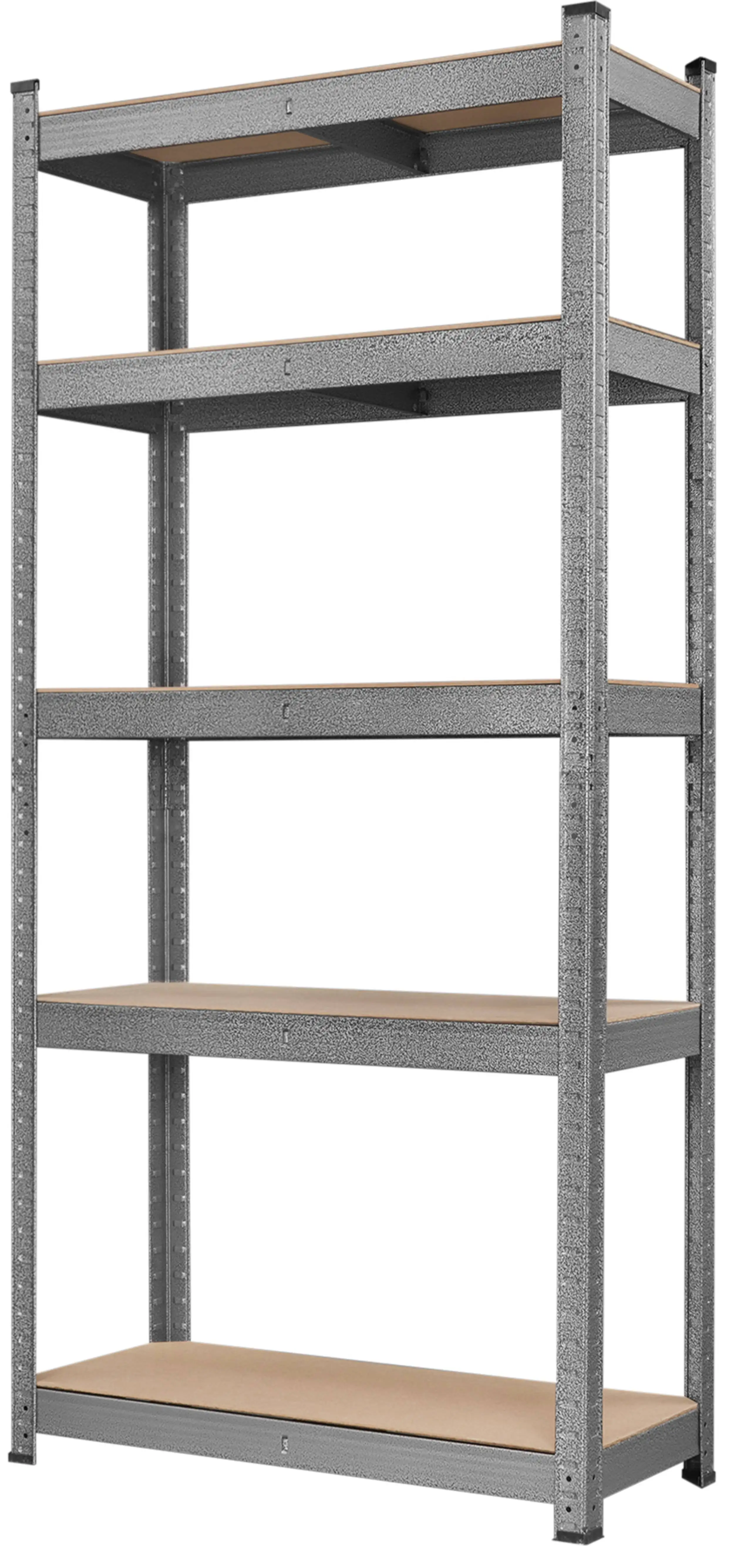 TrumanPick Steel Storage Shelves Heavy Duty Shelving for Garage 1300lbs. 27.5 W x 11.8 D x 59 H. 1 Pack