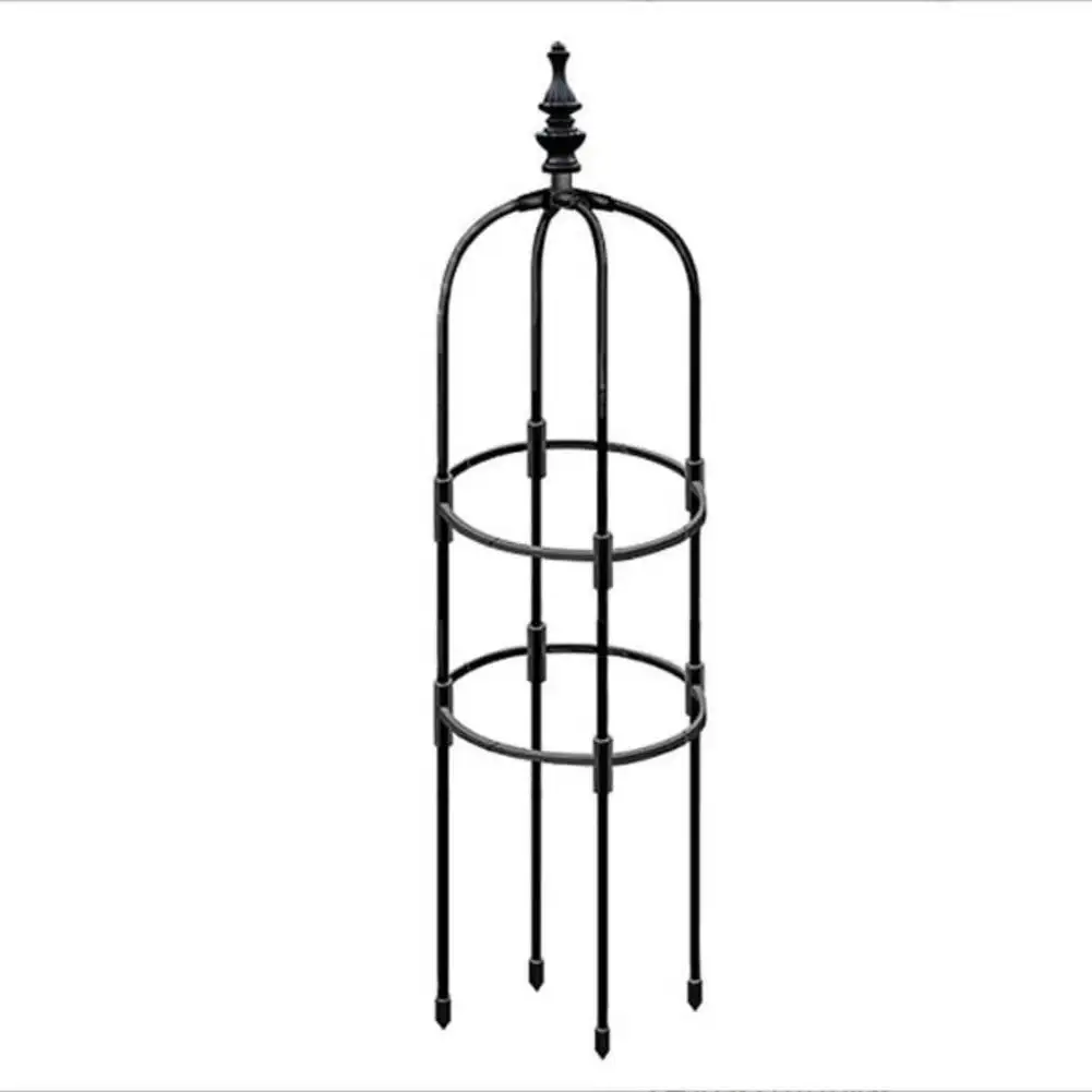 U-Shaped Pergola Black Ring 25cm. Total Height 90cm/120/150/180cm 25*90cm