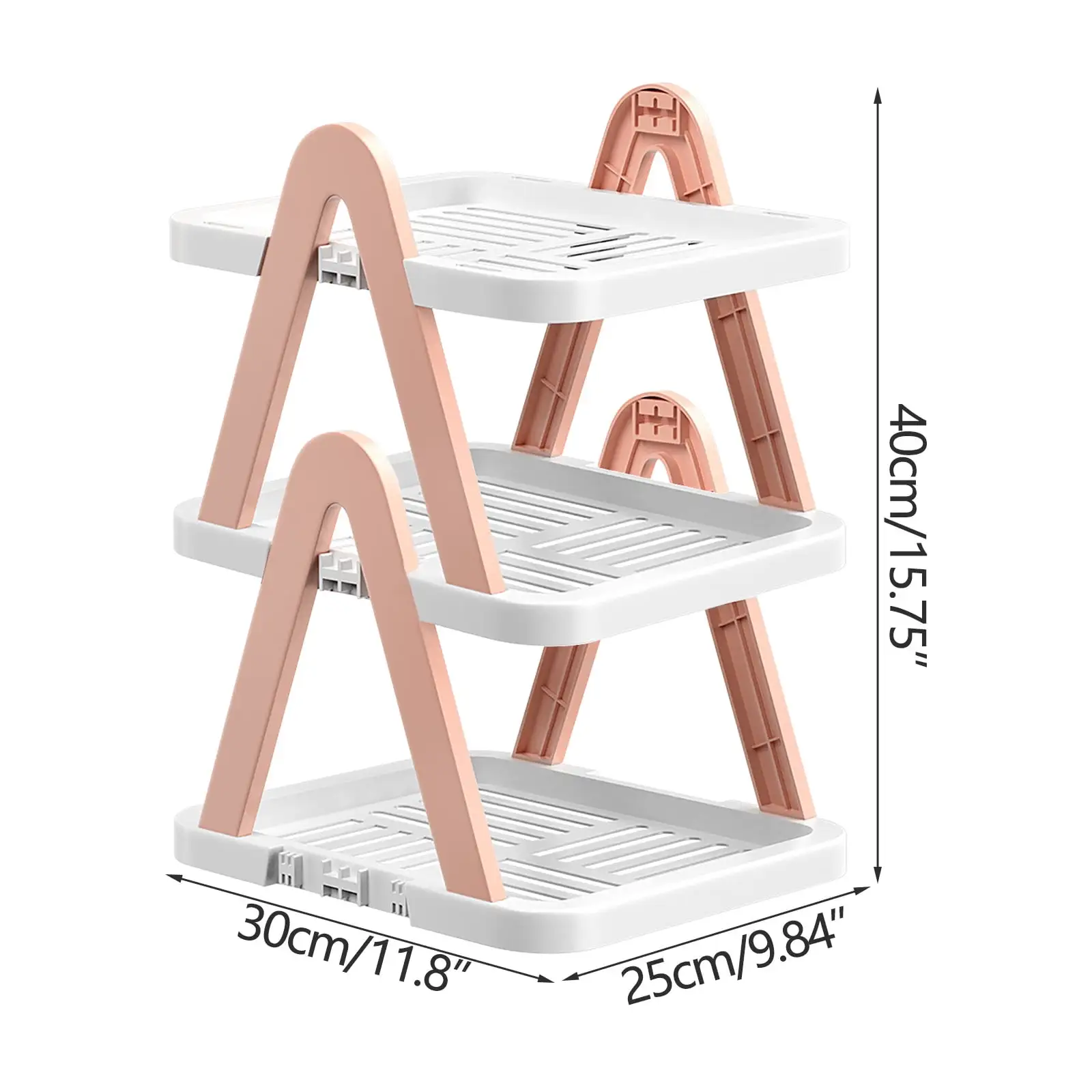 Uklsqma Home Essentials: Kitchen & Bathroom Organizers - Sponge Holders. 3-Tier Shelves. Novelty Wine Racks. Soap Dispensers. and Shower Corner Baskets(Pink) - Clearance