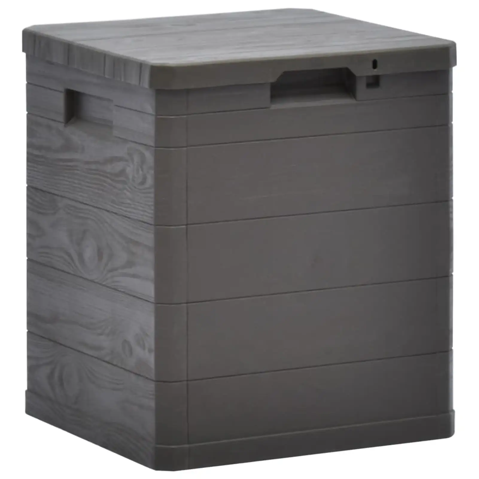 Uteam Brown Patio Storage Box 23.8 Gallon Capacity