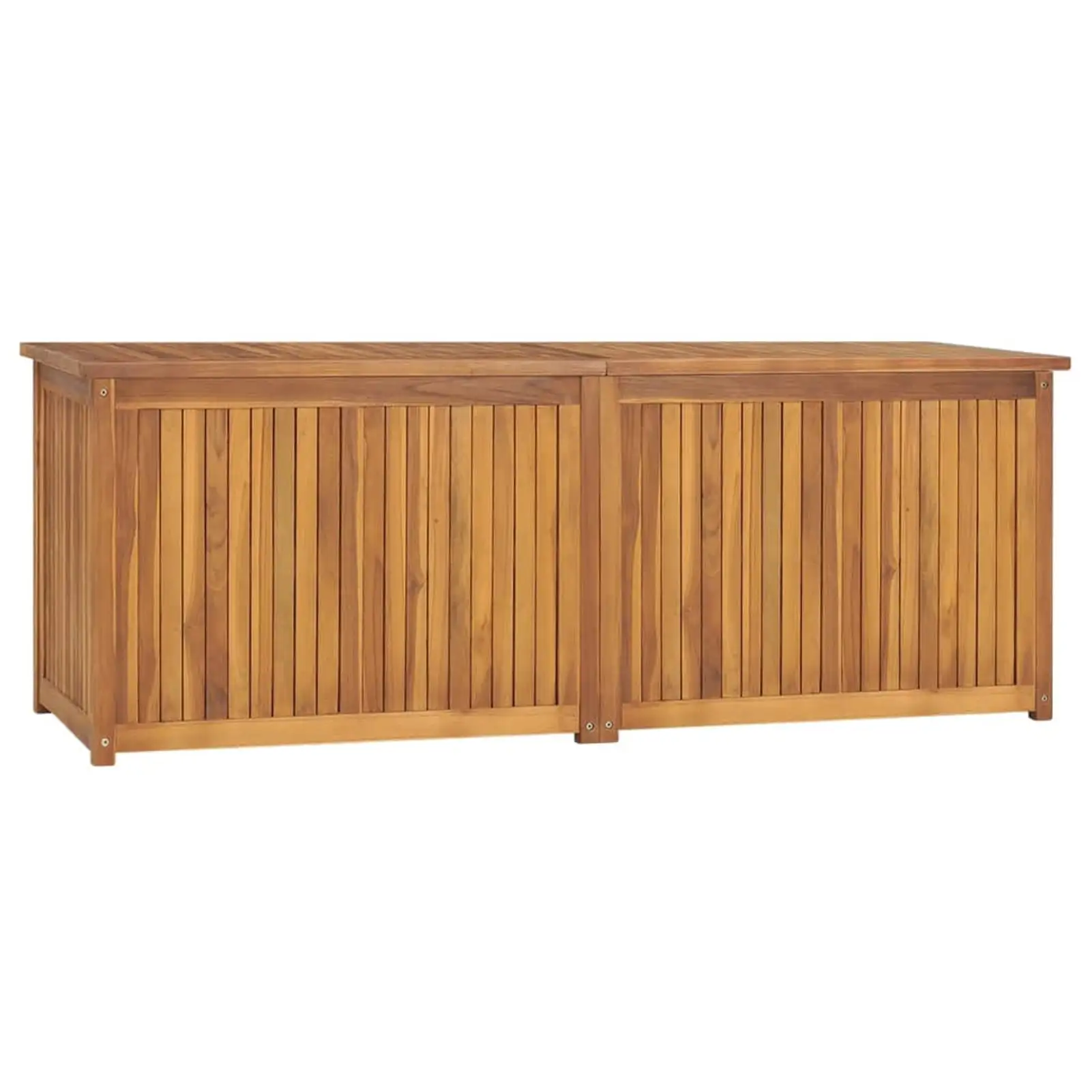 Uteam Teak Solid Wood Patio Box 59.1x19.7x21.7