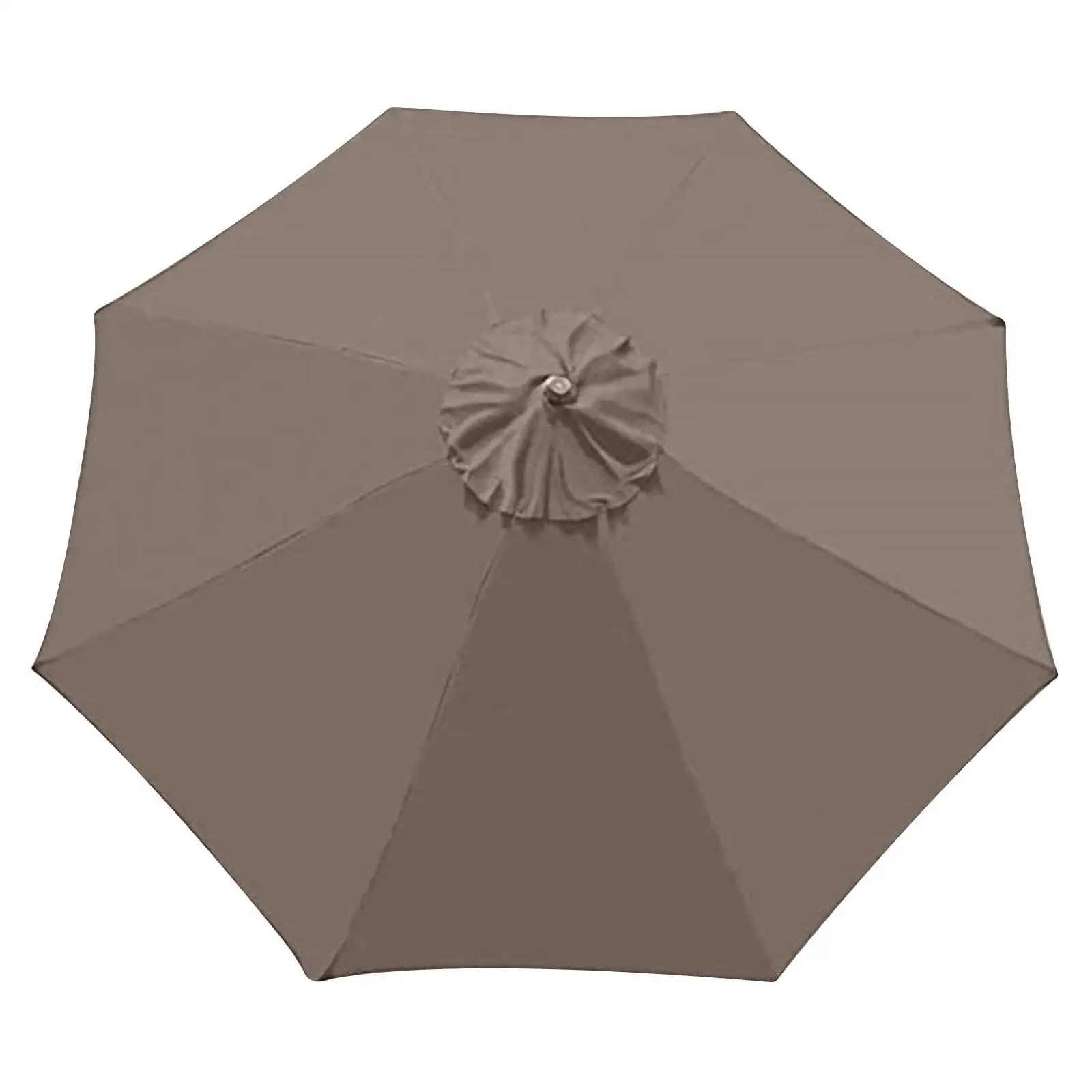 WRKEKC Garden Umbrella Outdoor Stall Umbrella Beach Sun Umbrella Replacement Cloth 78.7 inch Diameter Khaki