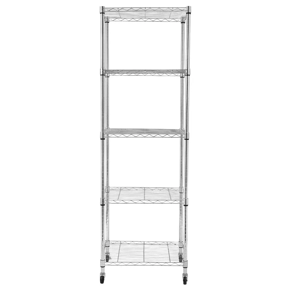 Winado Free Standing Wall and Door Rack 5-Tier Shelving Unit