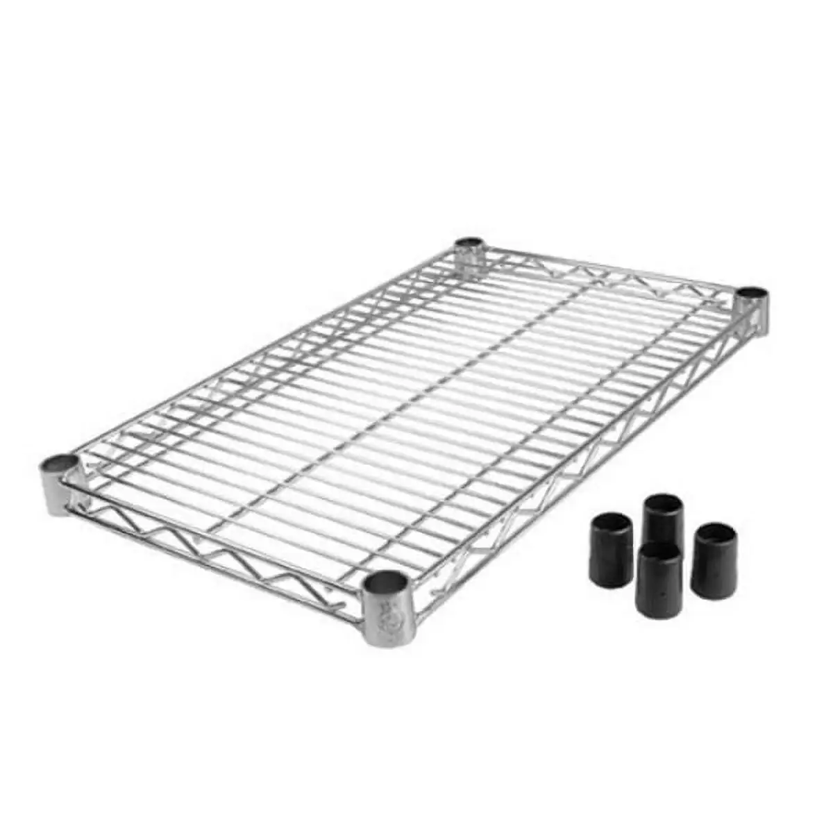 Winco Chrome-Plated Wire Shelf. 2H x 24W x 14D. Silver