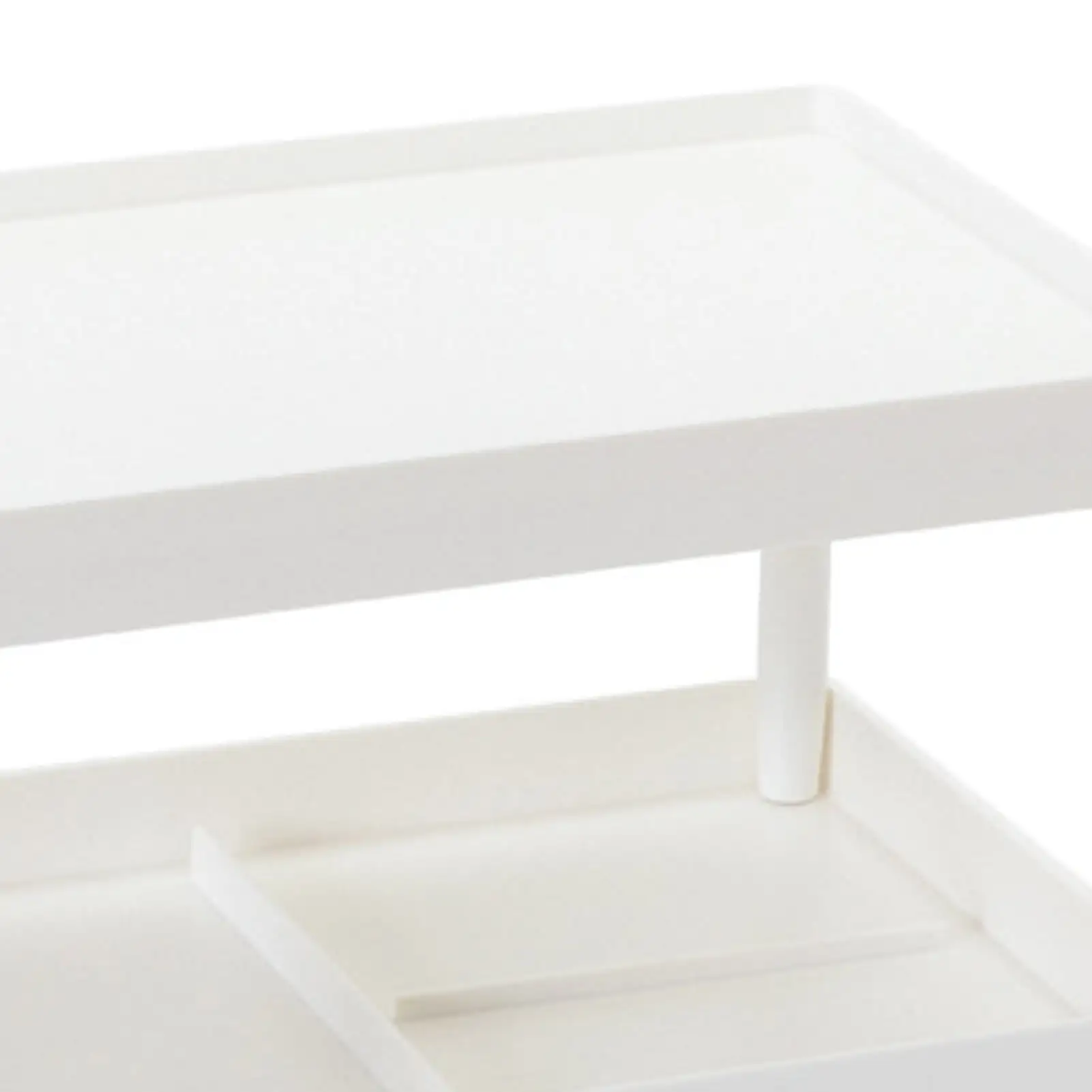 XINHUADSH Storage Shelf Detachable Practical Plastic Desk Sundries Shelf Multi-use Excellent for Dorm