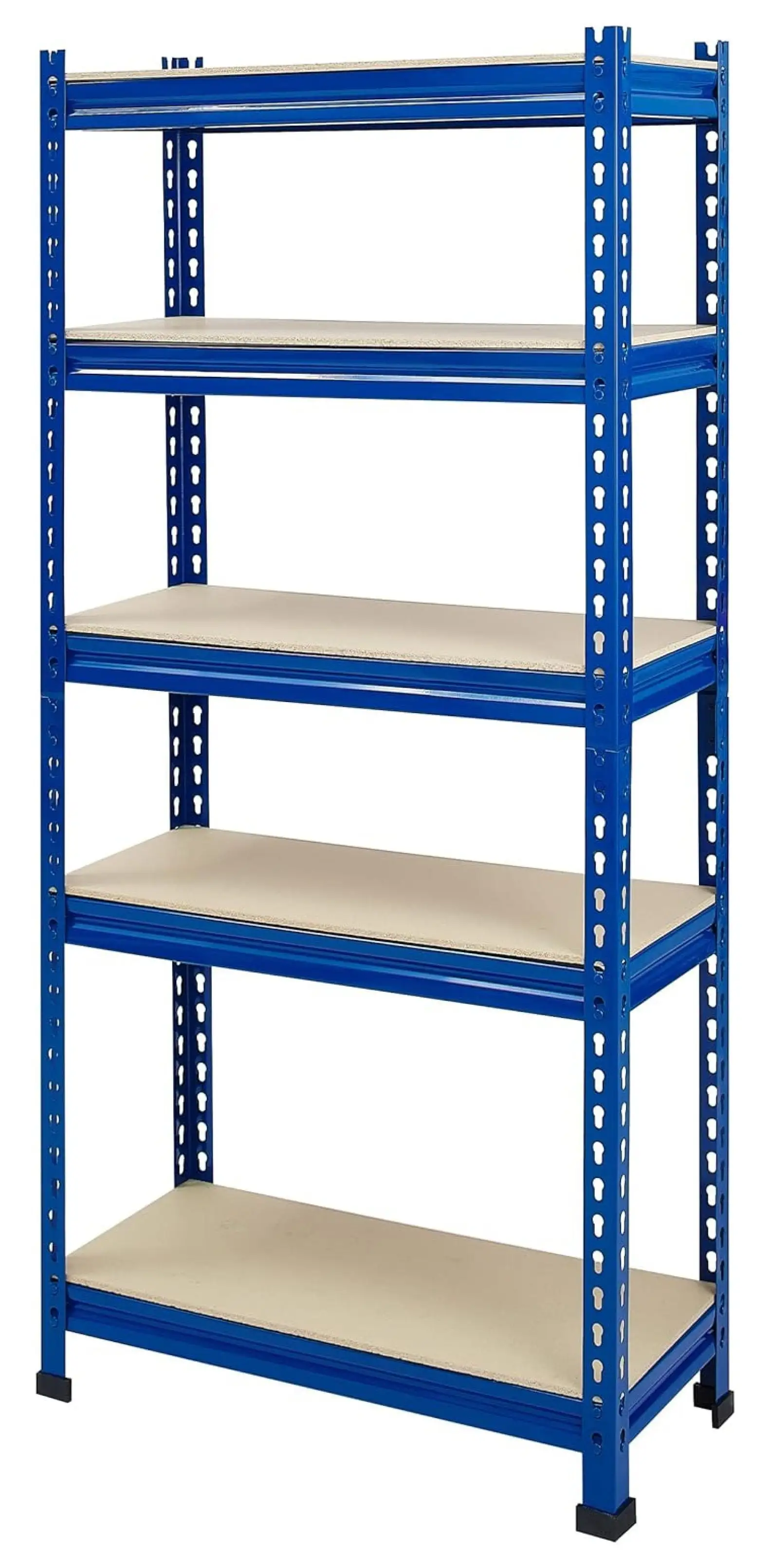 YOSITiuu Heavy Duty Storage Shelves - 5-Tier Adjustable Metal Garage Shelving Unit. Standing Utility Shelf Racks for Pantry Warehouse Kitchen. Blue. 28 W x 12 Dx 59 H