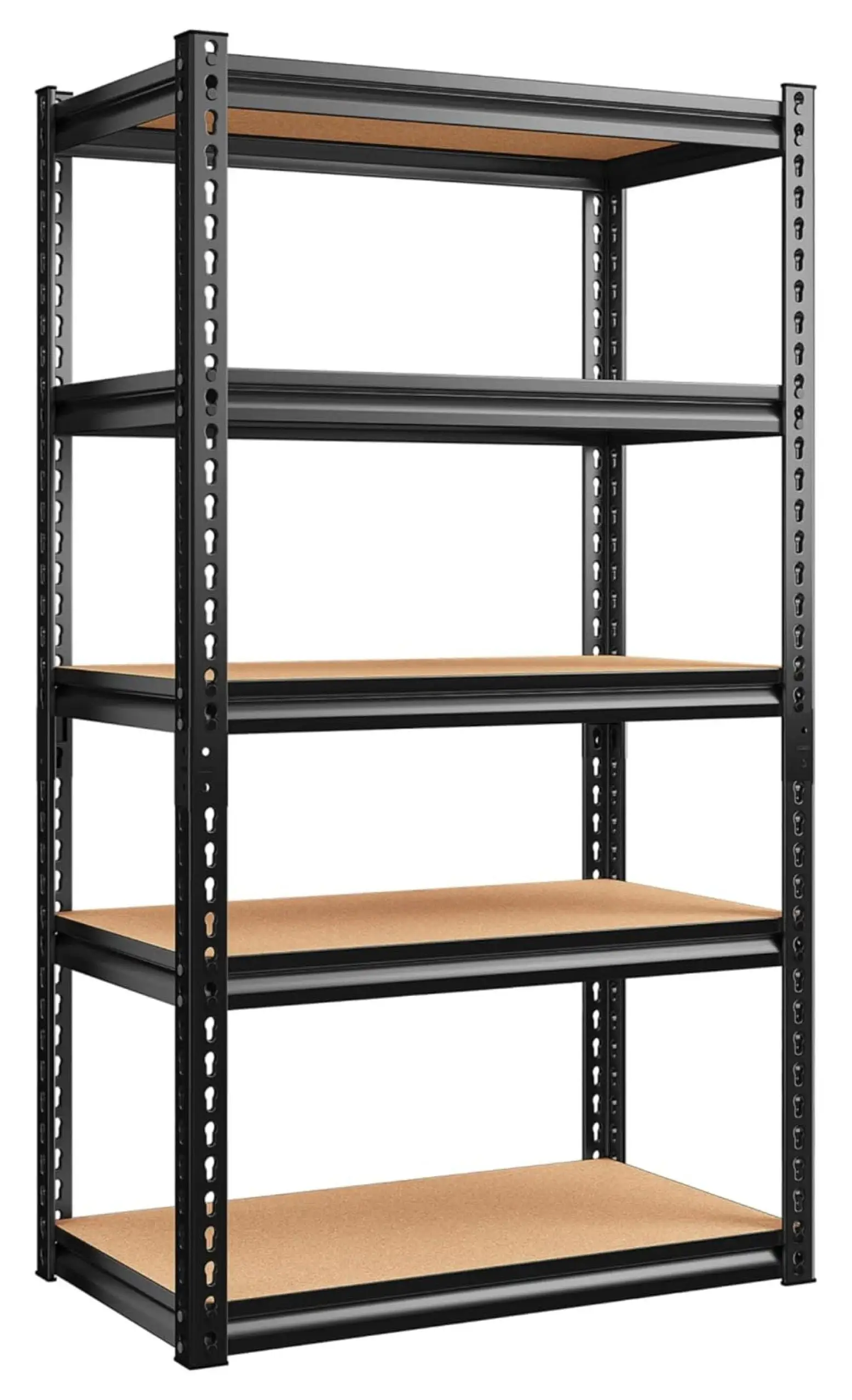 Zengpin Garage Shelving 5 Tier Storage Shelves Heavy Duty Shelving Adjustable Garage Storage Shelves Metal Shelves for Storage Loads 1500LBS Metal Shelving Units and Storage for Pantry Garage