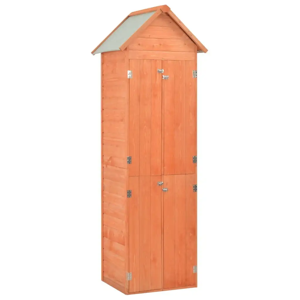 vidaXL Garden Storage Shed 28x23.6x83.9 Wood