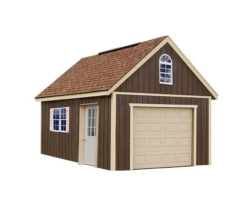 Best Barns Glenwood 12X20 Wood Garage Kit