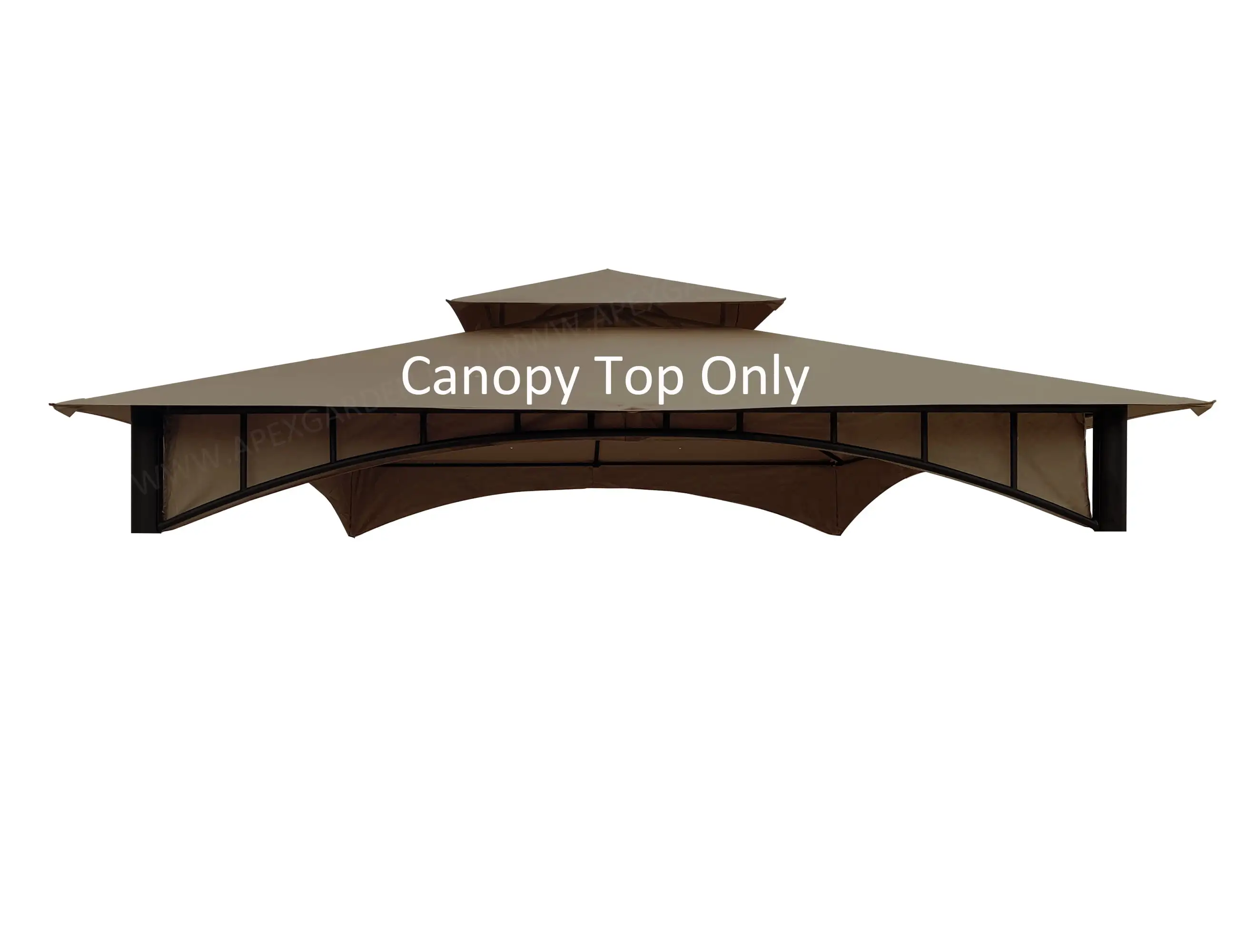 APEX GARDEN Replacement Canopy Top for Summer Breeze 10' x 10' Soft Top 2-Tier Gazebo Model #D-GZ136PST-N