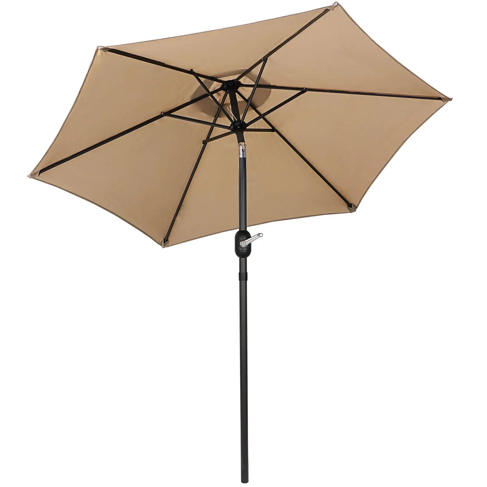 7.5ft Outdoor Patio Umbrella for Inground Pool Balcony Backyard.Khaki