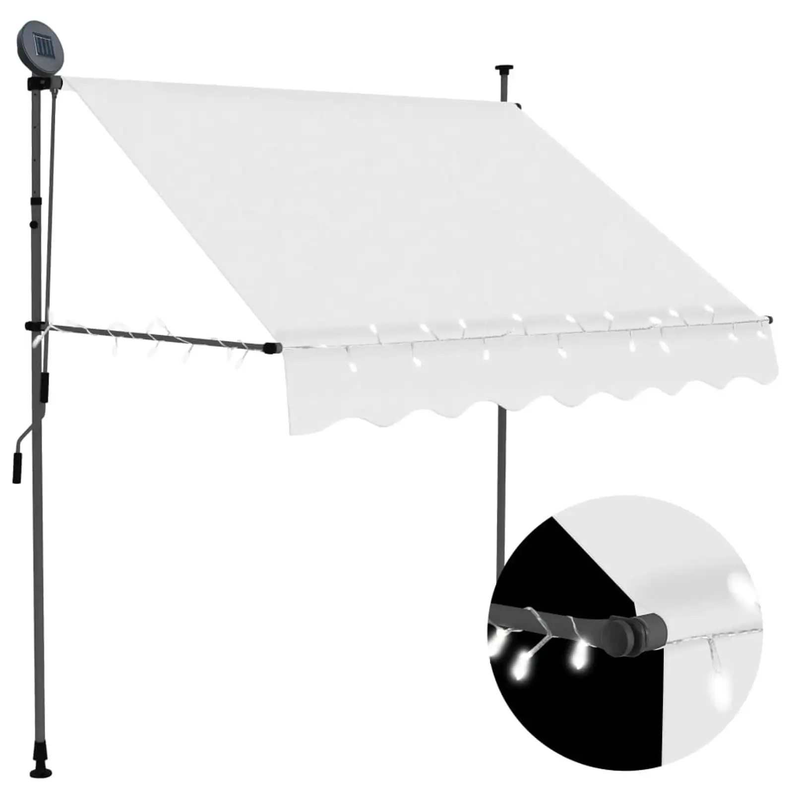 Carevas Manual Retractable Awning with 78.7