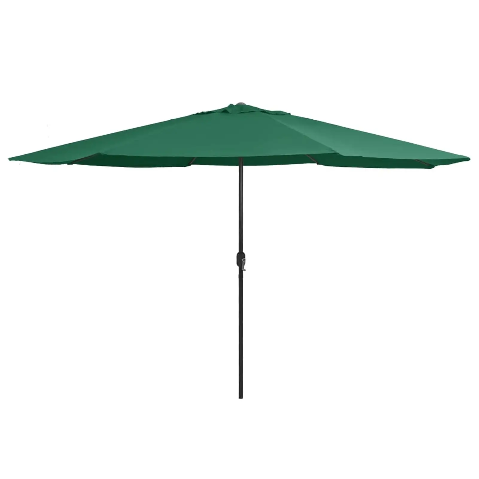 moobody Garden Umbrella with Metal Pole Folding Parasol Green for Patio. Backyard. Terrace. Poolside. Lawn. Supermarket. Furniture 157.5 x 105.1 Inches (Diameter x H)