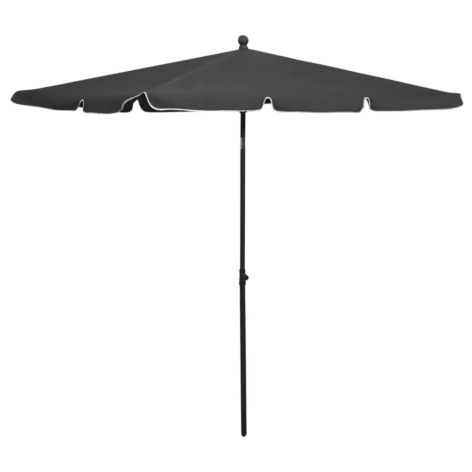 moobody Garden Umbrella with Pole Folding Parasol for Patio. Backyard. Terrace. Poolside. Lawn. Supermarket. Furniture 82.7 x 55.1 x 93.7 Inches (L x W x H)