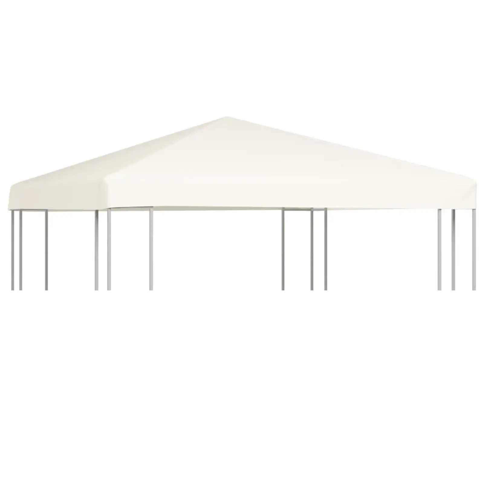 moobody Gazebo Top Cover. Gazebo Roof 0.68lb/m2 118.1x118.1 Cream White