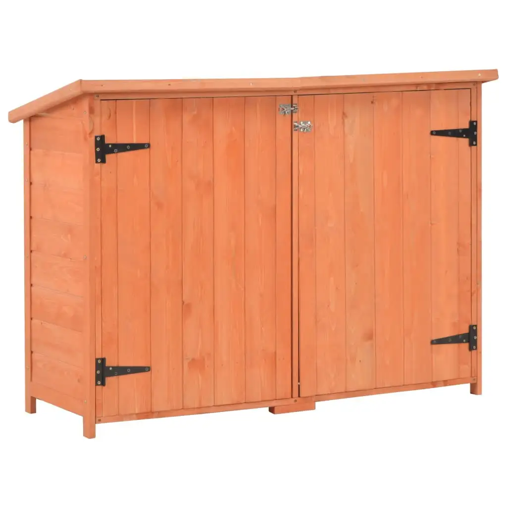 vidaXL Garden Storage Shed 47.2x19.6x35.8 Wood