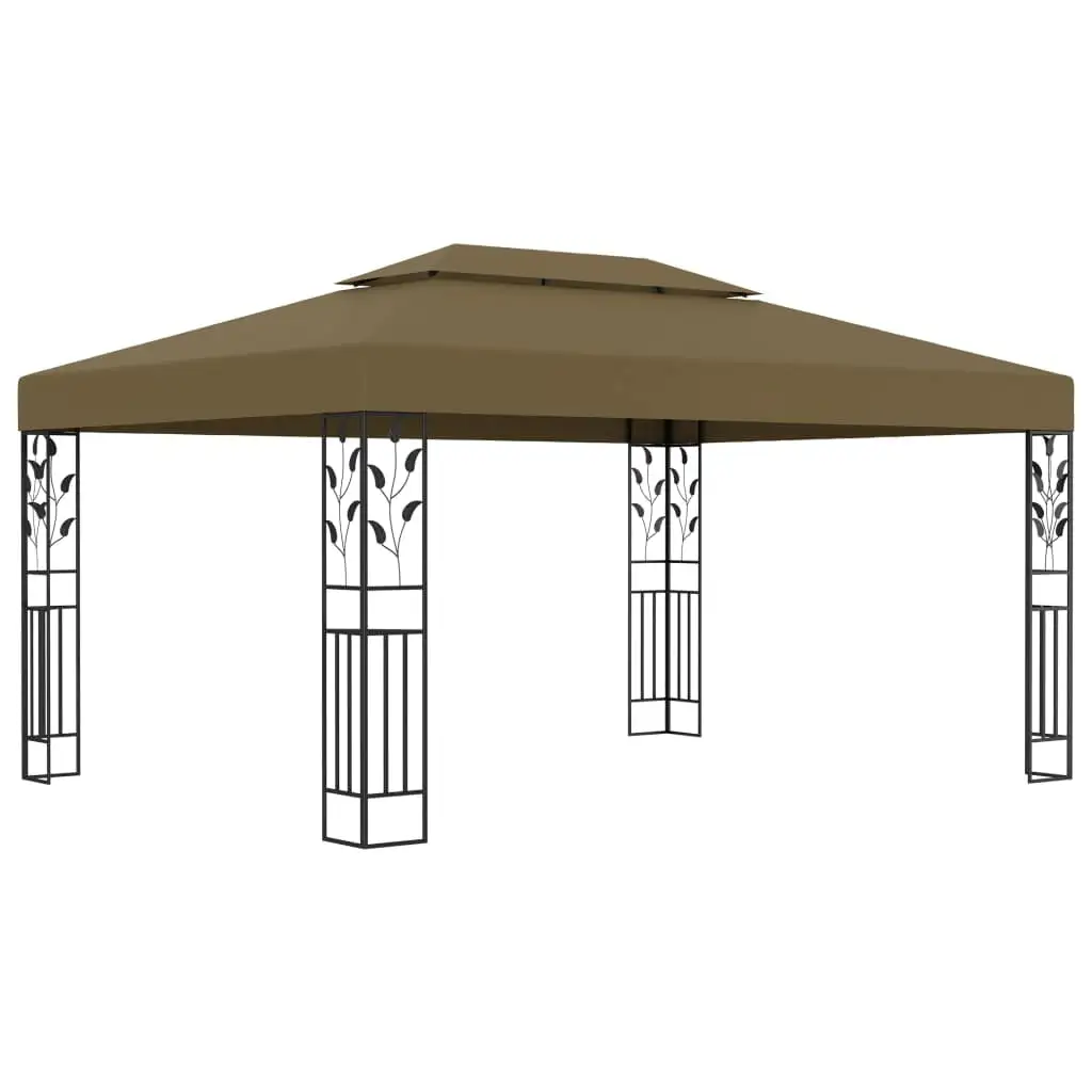 vidaXL Gazebo Pop up Canopy Party Tent Patio Pavilion Shade with Double Roof