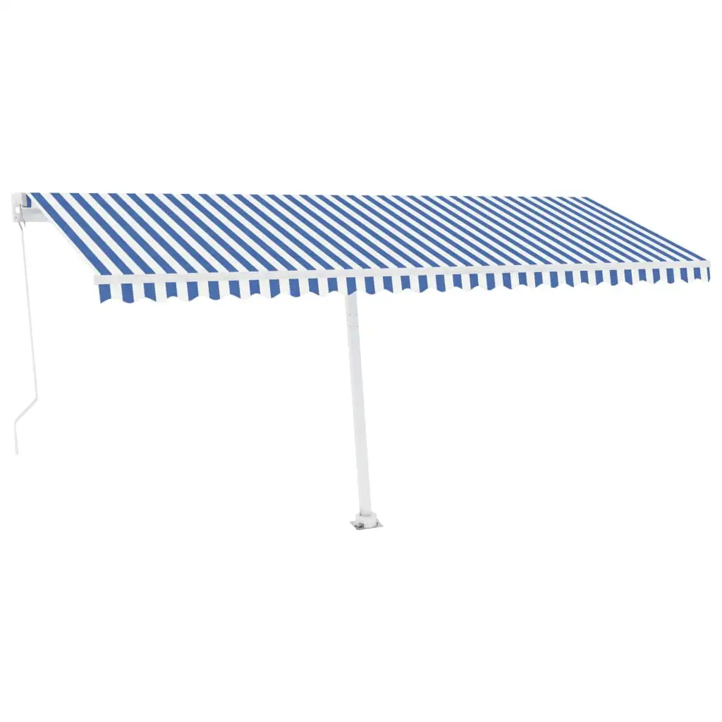 vidaXL Retractable Awning with Hand Crank Handle Sunshade Shelter for Outdoor